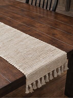 Jute Table Runner 14x72" for Boho or Coastal Decor